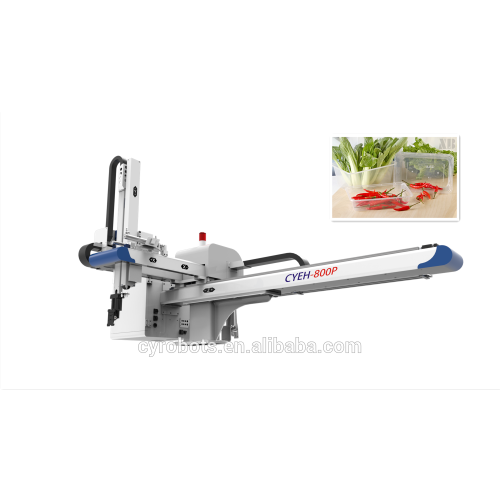 2 axis injection machine robot arm Take away Rectangular Food Container disposable, microwavable, food storage